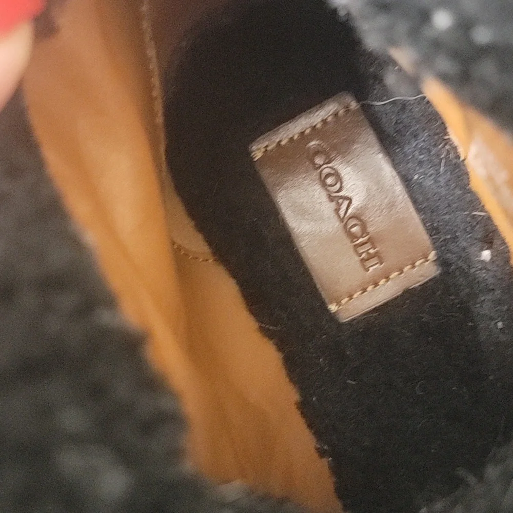 Coach City Hiker Floral Platform Wedge Bootie Size 6.5 - Picture 7 of 9